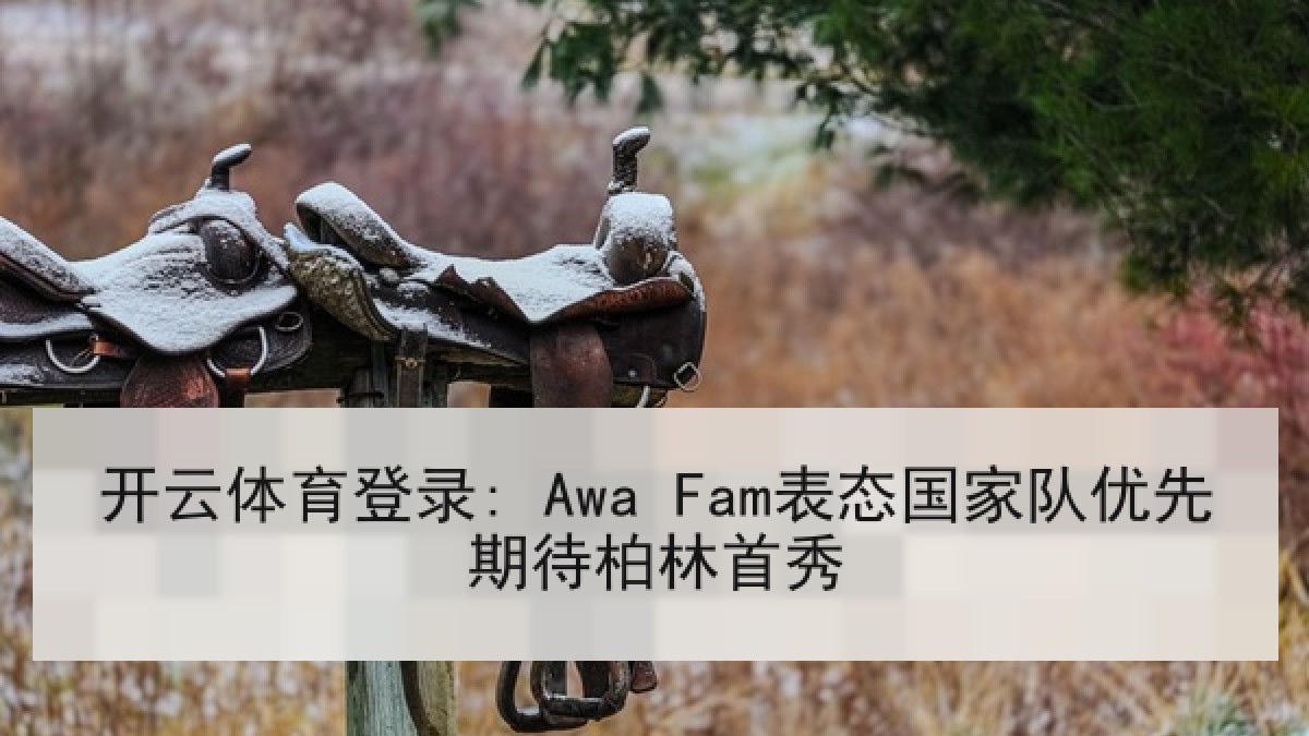 开云体育登录: Awa Fam表态国家队优先期待柏林首秀