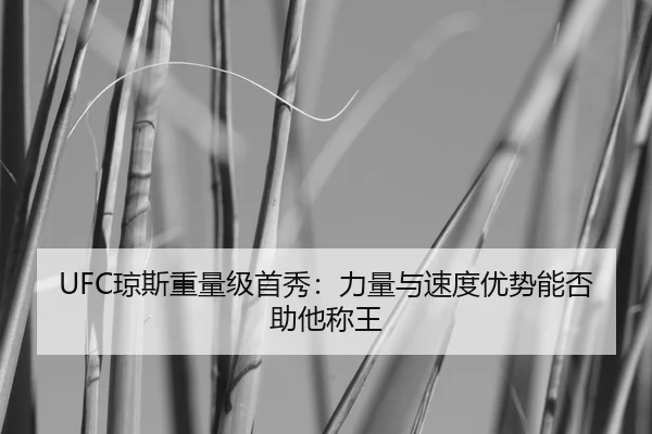 UFC琼斯重量级首秀：力量与速度优势能否助他称王